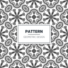 Seamless mandala islamic pattern. Vintage elements