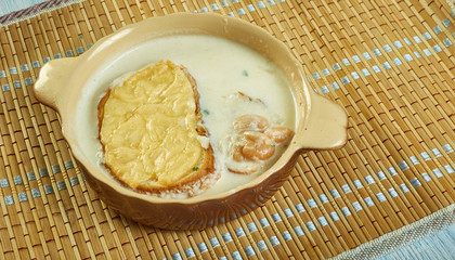 French Onion Style White Bean Soup