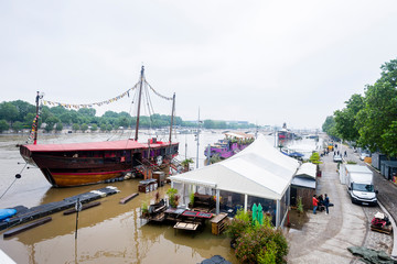 Fototapeta premium Innondation de la Seine