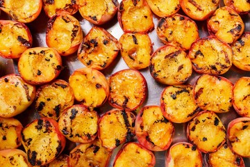 grilled peaches