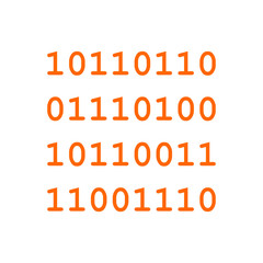 Binärcode und Hintergrund