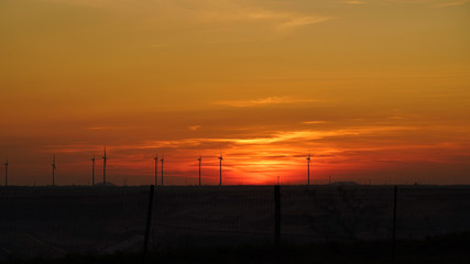 Sonnenuntergang Tagebau Altdorf/Inden 09.04.2020