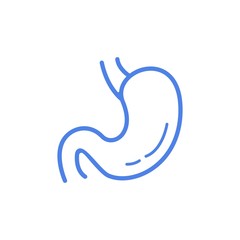 Vector stomach icon illustration on white background for web site design and mobile apps