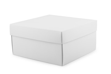 open gift box isolated on white background