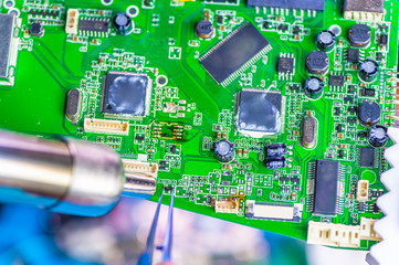 Technical support worker drops the fee PCB