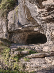 Los Goros Cave in the Goros Canyon, Hueto Arriba in Alava, near Vitoria-Gasteiz, Basque Country, Spain