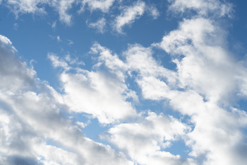 blue sky with clouds