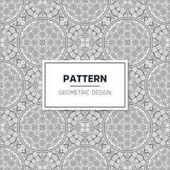 Seamless mandala islamic pattern. Vintage elements