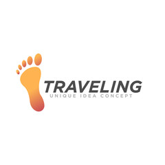 Travel Logo Design Vector Illustration
