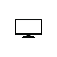 TV vector icon, monitor icon.