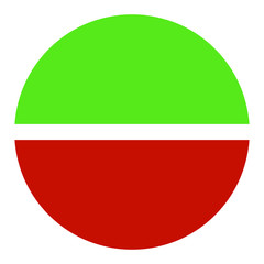 flag of tatarstan vector button
