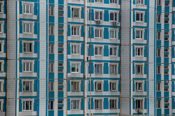 Fototapeta premium The texture of a multi-story building