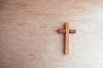 old wooden cross