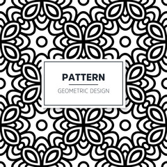 Seamless mandala islamic pattern. Vintage elements
