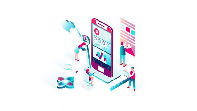 App Development Loop Animation Motion Graphics