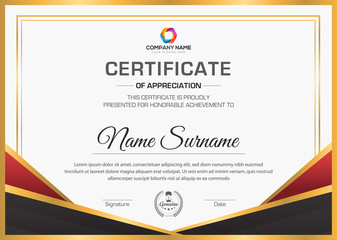 Creative multipurpose professional elegant eps certificate design vector