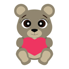 teddy bear with heart