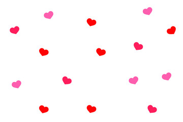 Heart background isolated on white. vector stock illustration 