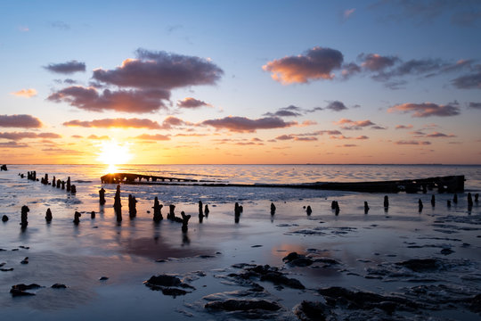 sunrise at the beach © SanderMathlener