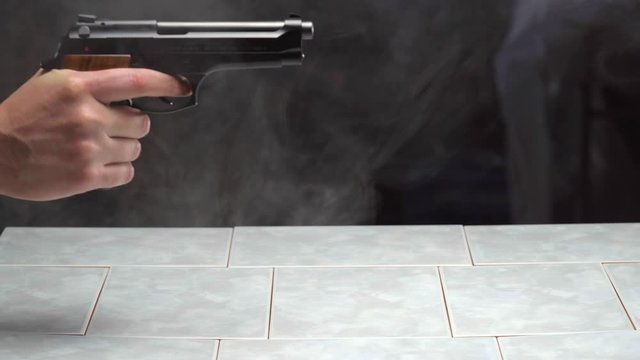 Gun Owner Scares Knife Away Over Fight For Money