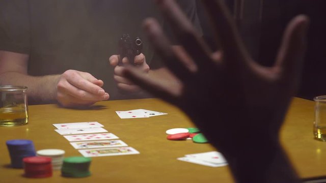 Poker Loser Pulls Gun on Winner