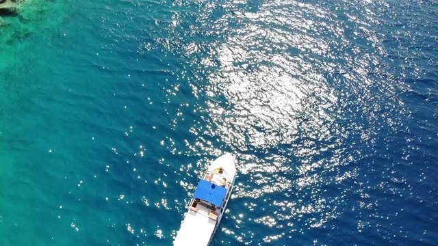 Divers and diving boat in Croatia