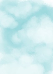 blue sky with clouds