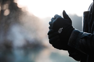 Cold morning in spring 