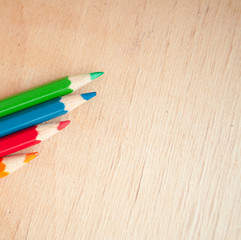Obraz premium pencils on the table