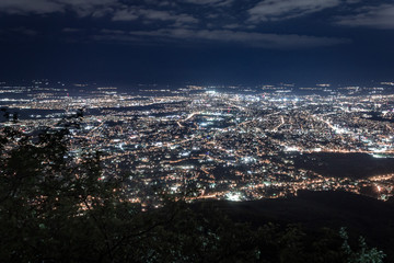 Fototapeta premium Sofia in Bulgaria during sundown 