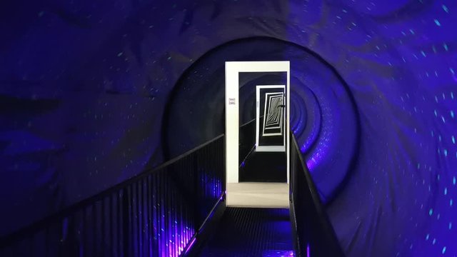 LIghting tunnel in zadar