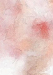 Watercolor painted background. Abstract Illustration wallpaper. Brush stroked painting. 2D Illustration.