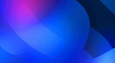 Abstract background with colorful gradient. Vibrant graphic wallpaper with stripes design. Fluid 2D illustration of modern movement.