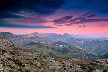 Obraz premium Torcal de Antequera. This natural park is located near Antequera. Spain.