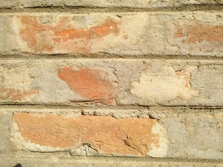 Modern texture brick background empty brick underground.