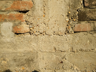 Modern texture brick background empty brick underground.