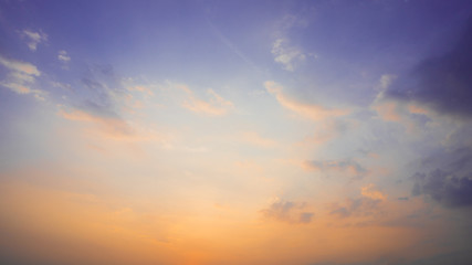 Naklejka na ściany i meble Sunset sky for background,sunrise sky and cloud at morning.