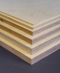 plywood boards on the furniture industry