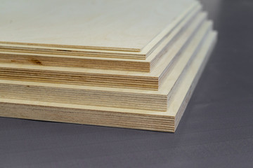 plywood boards on the furniture industry