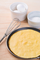 Crepioca - pancake of cassava (tapioca)