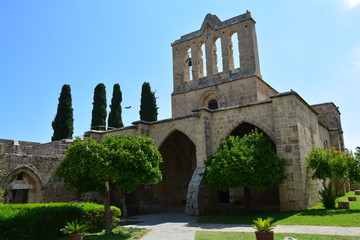 Fototapeta na wymiar Abbaye de Bellapais Chypre du Nord