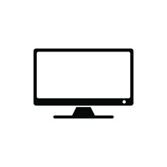 TV vector icon, monitor icon.