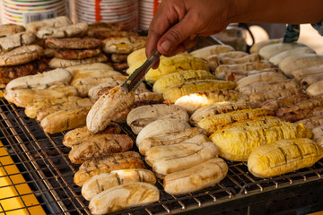 Thai grilled bananas