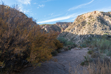 Steep landscape in Los Picachos in Spain