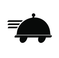 vector illustration of a restaurant cloche