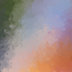 Brushed Painted Abstract Background. Brush stroked painting. Strokes of paint. 2D Illustration.