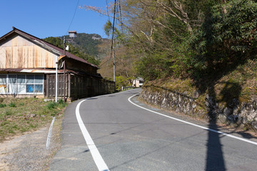 田舎の道路