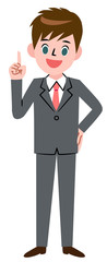 ビジネスマン　ポイント