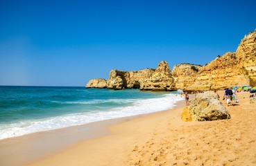 Praia da marinha. Algarve, Portugal