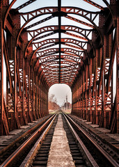 symmetry of the railway bridge